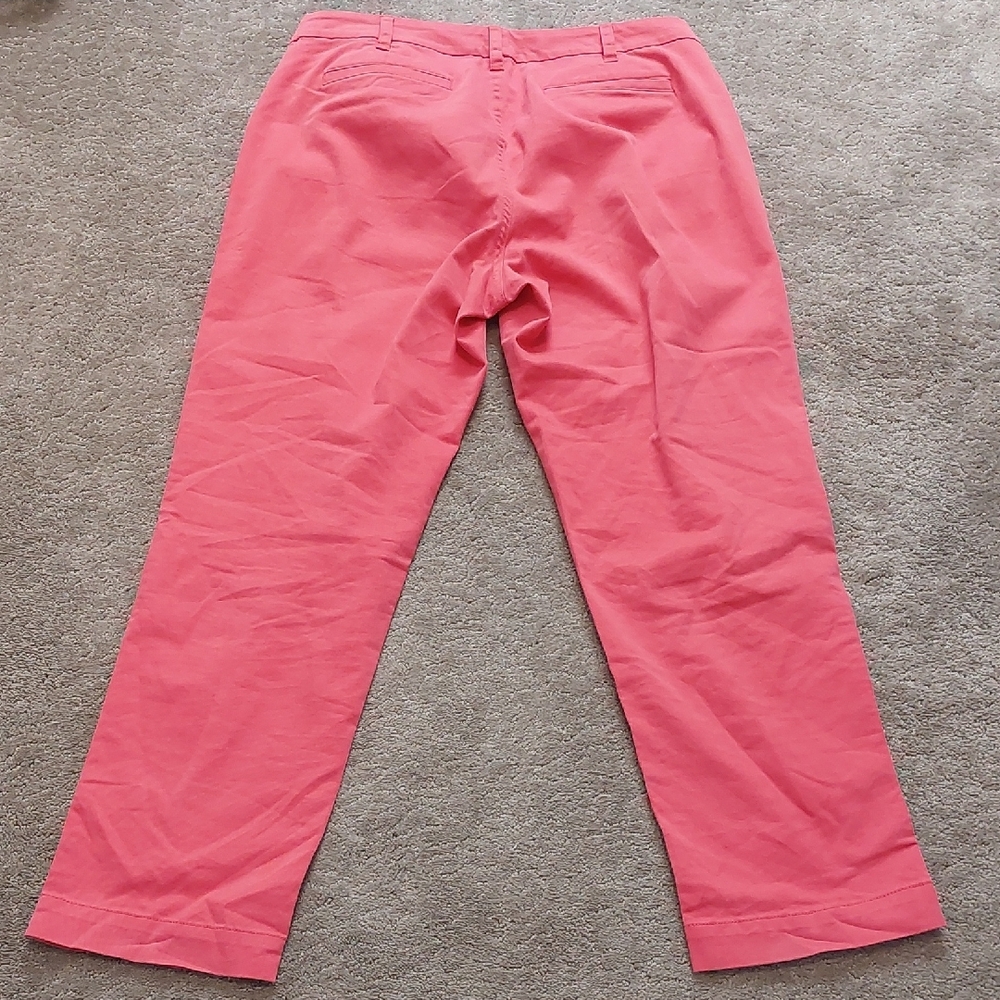 J. Crew Pink Straight Leg Chino Size 4 - Picture 4 of 5
